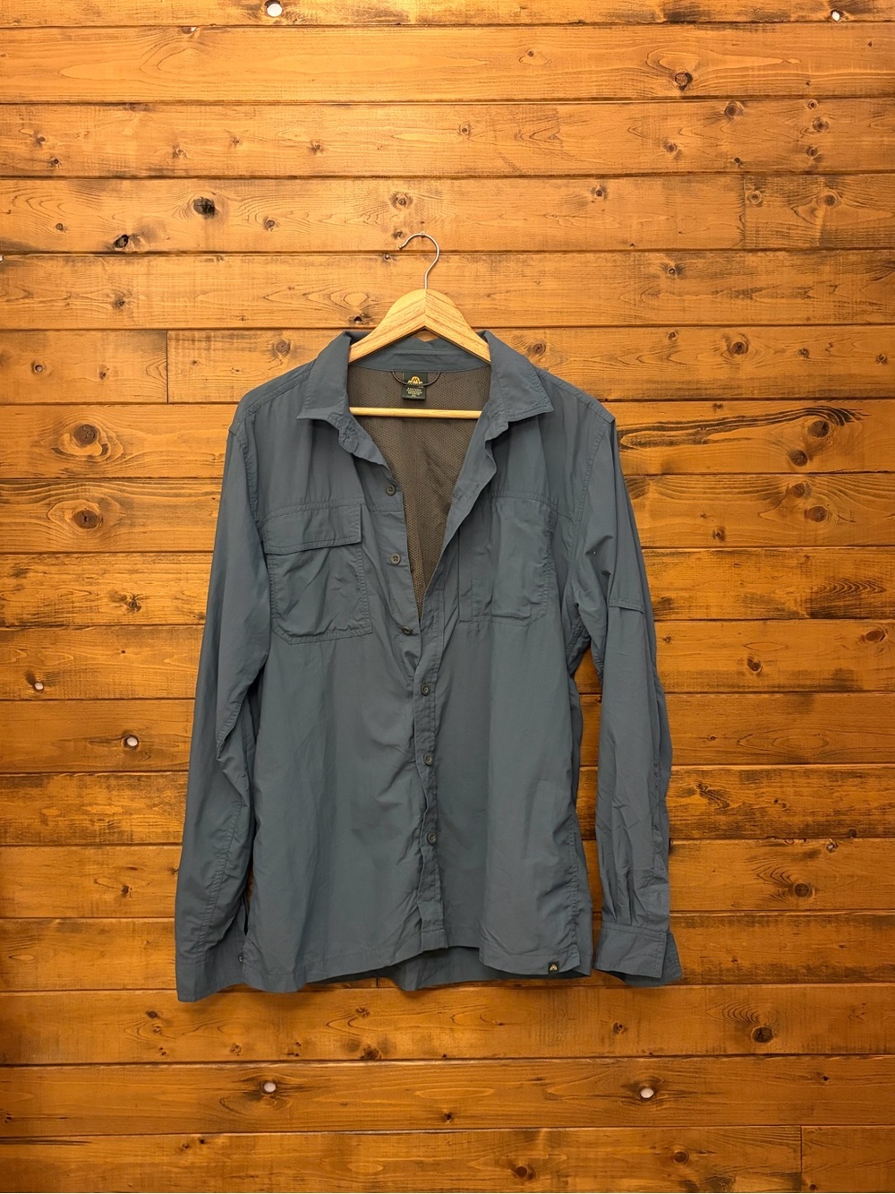 Eastern Mountain Sports Men's Slate Blue Lightweight Shirt Jacket